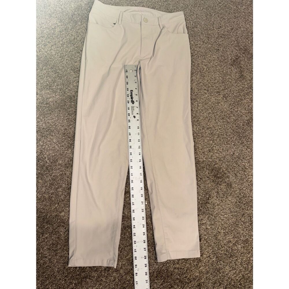 All in Motion Mens Golf Pants Light Khaki Stone Beige 30x30 Straight Leg Stretch